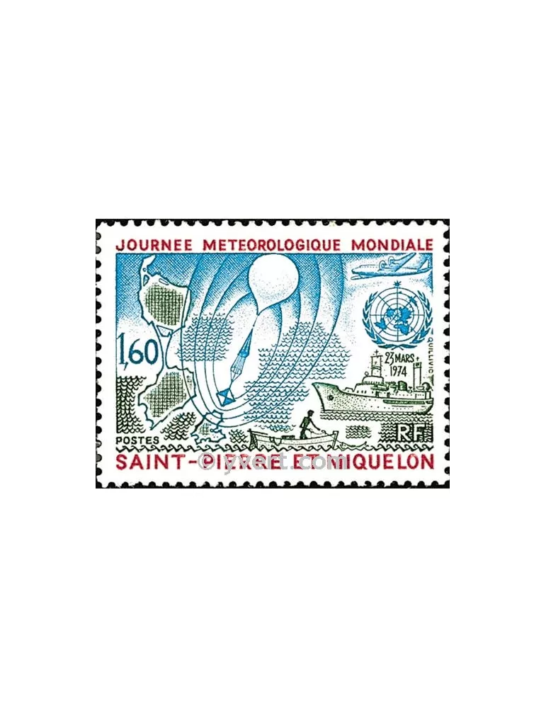 n° 433 -  Timbre Saint-Pierre et Miquelon Poste