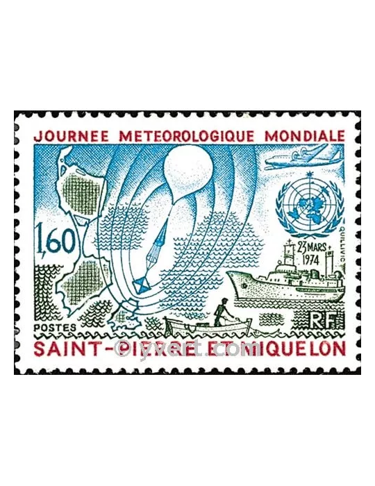 n° 433 -  Timbre Saint-Pierre et Miquelon Poste