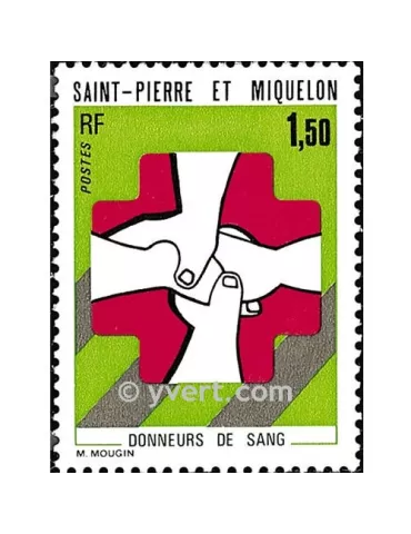 n° 436 -  Timbre Saint-Pierre et Miquelon Poste 2