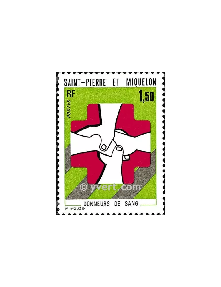 n° 436 -  Timbre Saint-Pierre et Miquelon Poste
