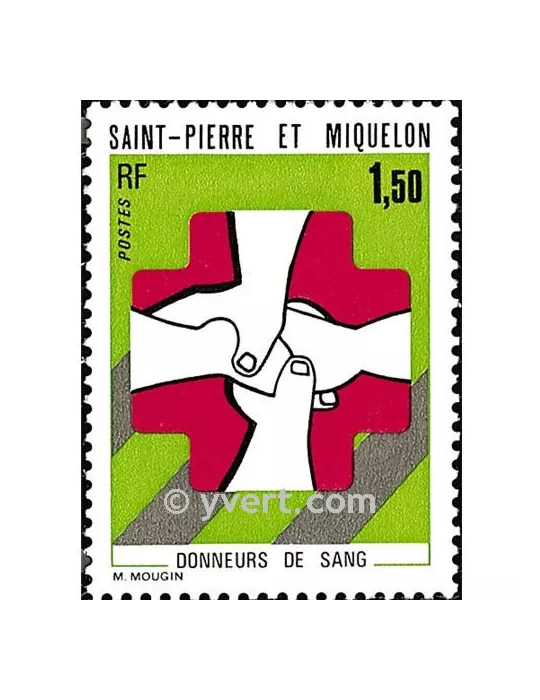 n° 436 -  Timbre Saint-Pierre et Miquelon Poste