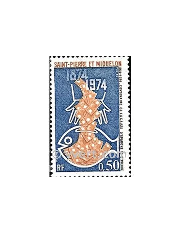 n° 437 -  Timbre Saint-Pierre et Miquelon Poste