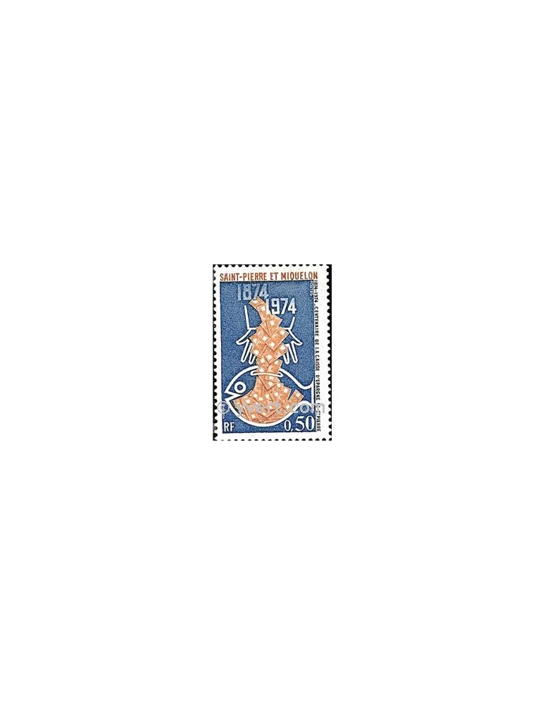 n° 437 -  Timbre Saint-Pierre et Miquelon Poste