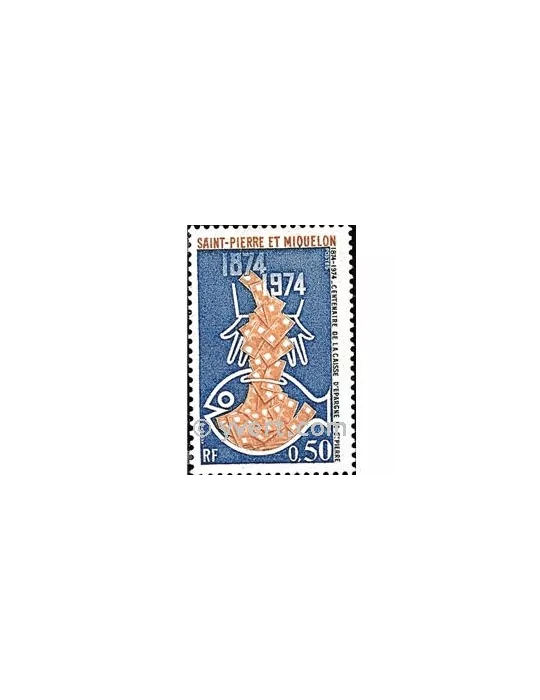 n° 437 -  Timbre Saint-Pierre et Miquelon Poste