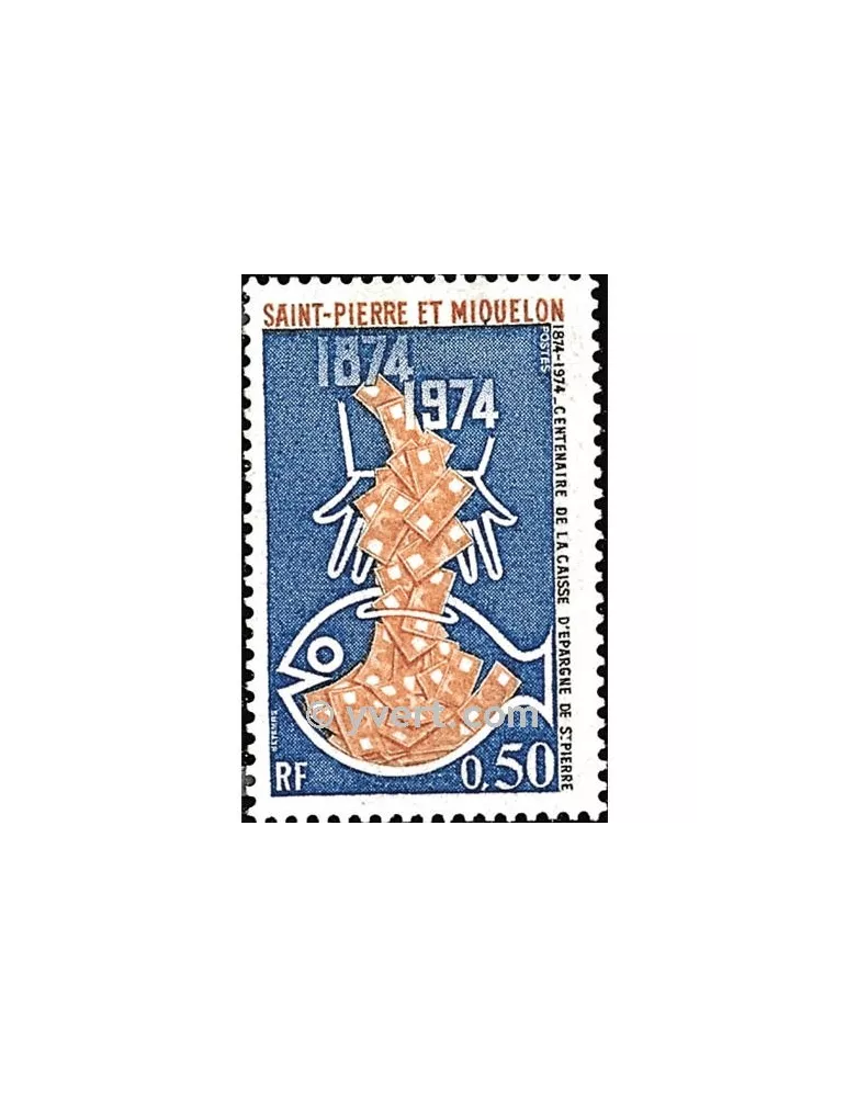n° 437 -  Timbre Saint-Pierre et Miquelon Poste