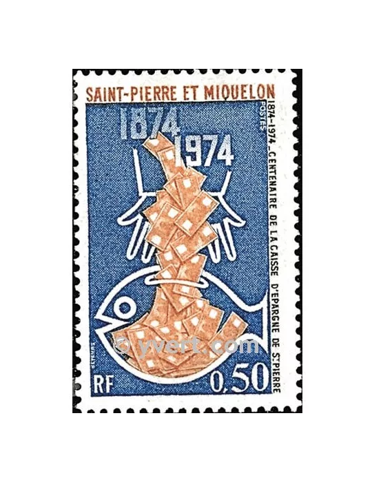 n° 437 -  Timbre Saint-Pierre et Miquelon Poste