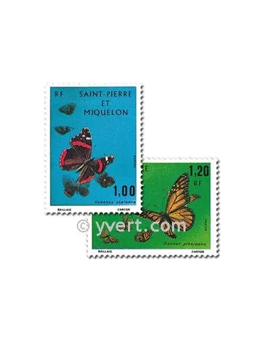n° 441/442 -  Timbre Saint-Pierre et Miquelon Poste