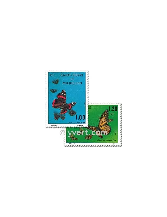 n° 441/442 -  Timbre Saint-Pierre et Miquelon Poste