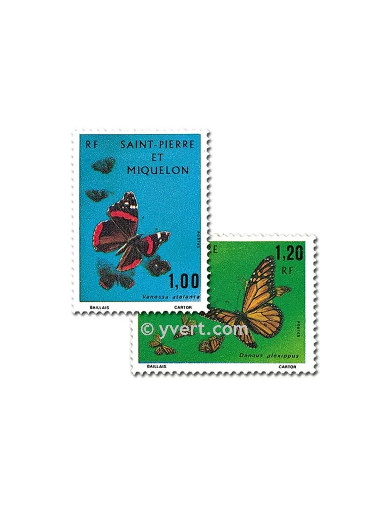 n° 441/442 -  Timbre Saint-Pierre et Miquelon Poste