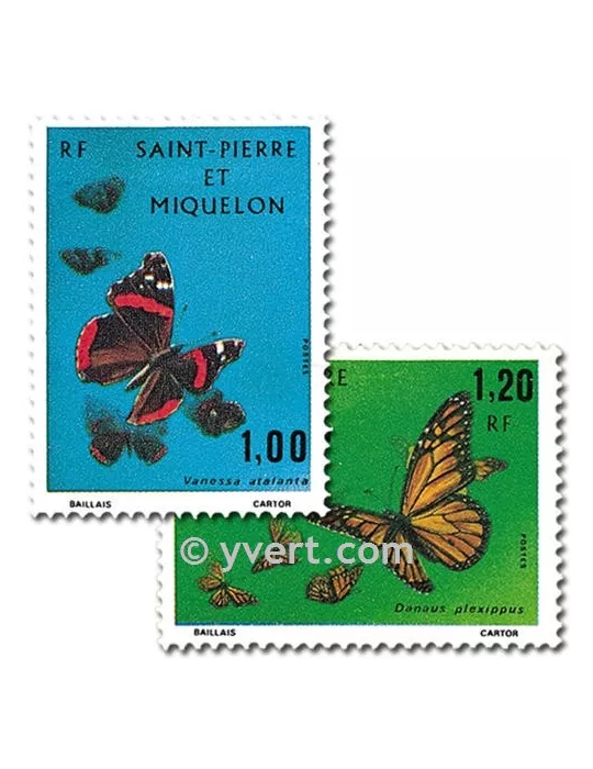 n° 441/442 -  Timbre Saint-Pierre et Miquelon Poste