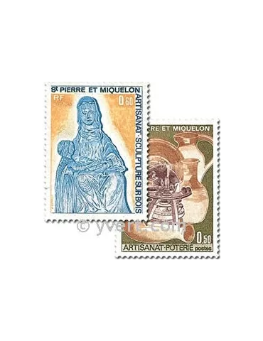 n° 443/444 -  Timbre Saint-Pierre et Miquelon Poste
