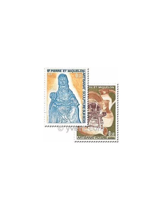 n° 443/444 -  Timbre Saint-Pierre et Miquelon Poste
