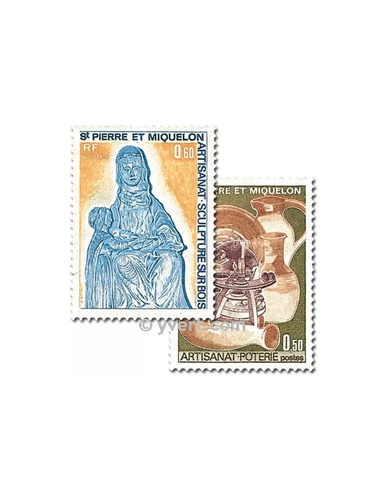 n° 443/444 -  Timbre Saint-Pierre et Miquelon Poste