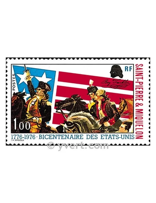 n° 449 -  Timbre Saint-Pierre et Miquelon Poste