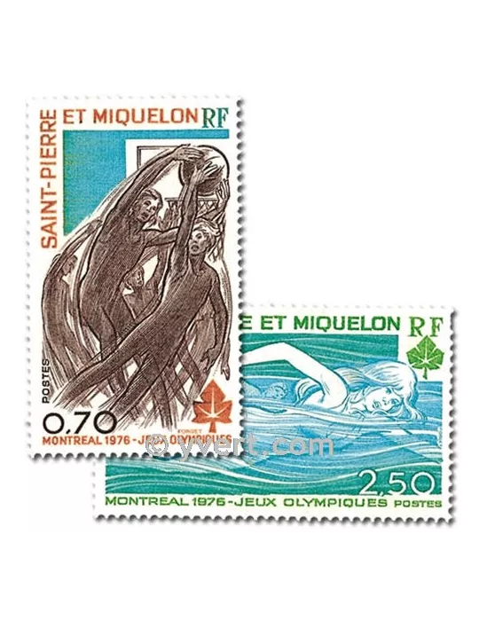 n° 450/451 -  Timbre Saint-Pierre et Miquelon Poste