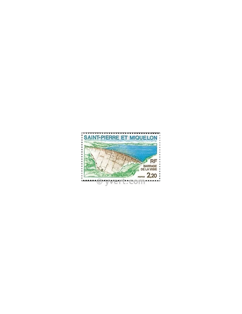 n° 452 -  Timbre Saint-Pierre et Miquelon Poste