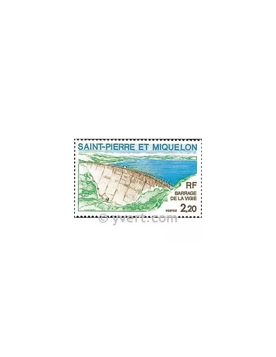 n° 452 -  Timbre Saint-Pierre et Miquelon Poste