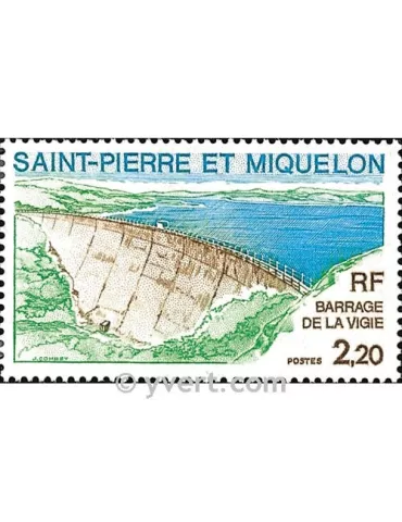 n° 452 -  Timbre Saint-Pierre et Miquelon Poste 2