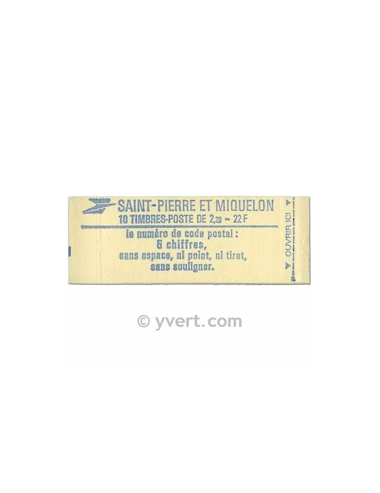 n° C464a -  Timbre Saint-Pierre et Miquelon Poste