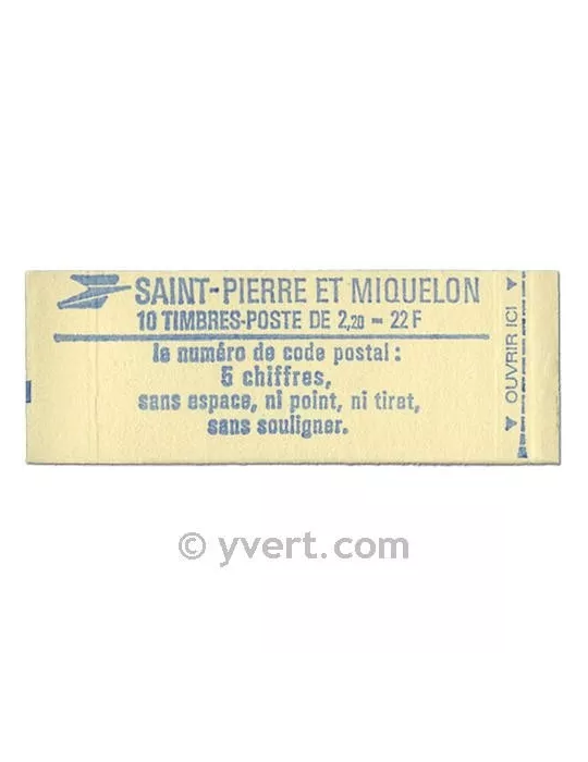 n° C464a -  Timbre Saint-Pierre et Miquelon Poste