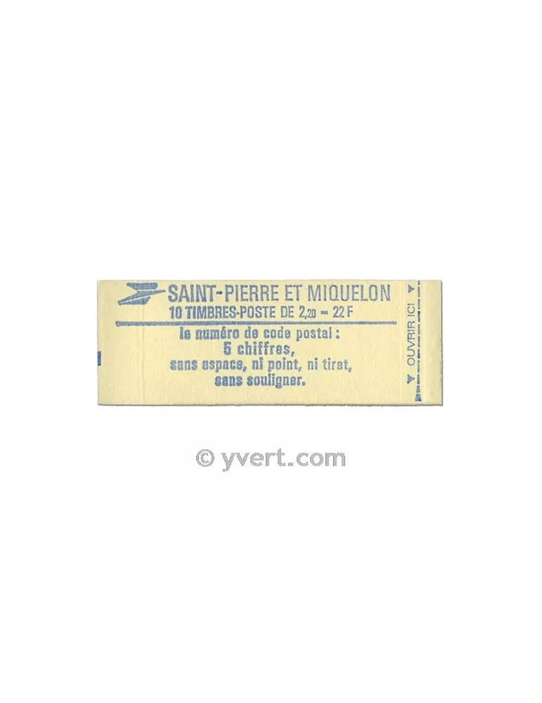 n° C464a -  Timbre Saint-Pierre et Miquelon Poste