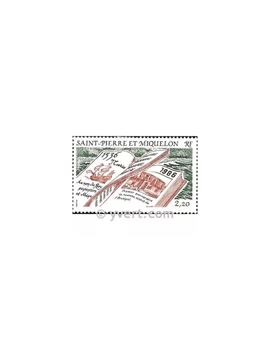n° 470 -  Timbre Saint-Pierre et Miquelon Poste