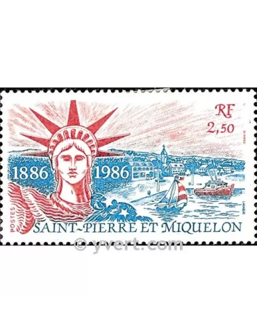 n° 471 -  Timbre Saint-Pierre et Miquelon Poste 2