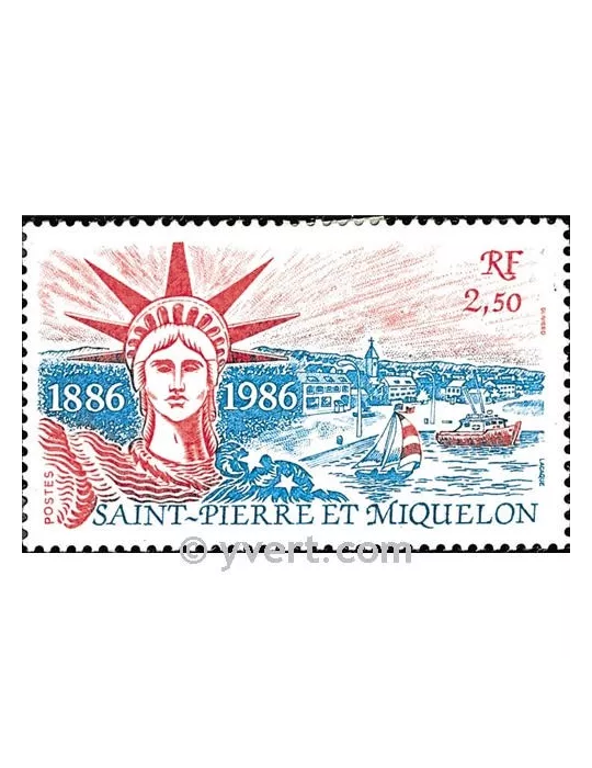 n° 471 -  Timbre Saint-Pierre et Miquelon Poste