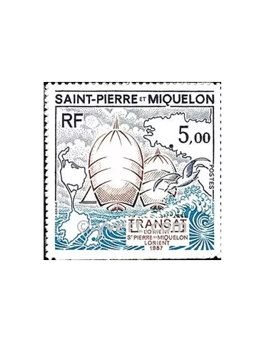n° 477 -  Timbre Saint-Pierre et Miquelon Poste