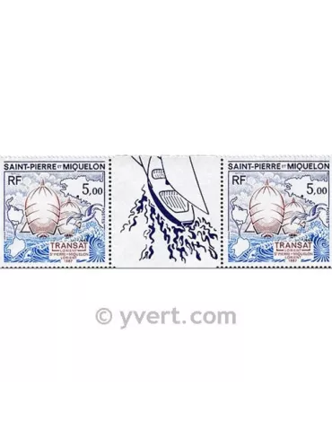 n° 477A -  Timbre Saint-Pierre et Miquelon Poste 2