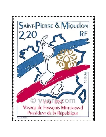 n° 478 -  Timbre Saint-Pierre et Miquelon Poste 2