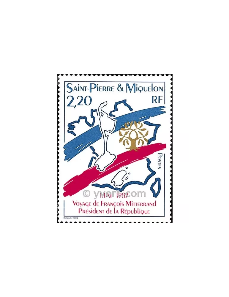n° 478 -  Timbre Saint-Pierre et Miquelon Poste