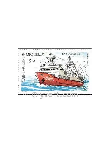 n° 482 -  Timbre Saint-Pierre et Miquelon Poste