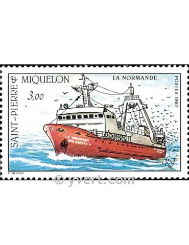 n° 482 -  Timbre Saint-Pierre et Miquelon Poste 2