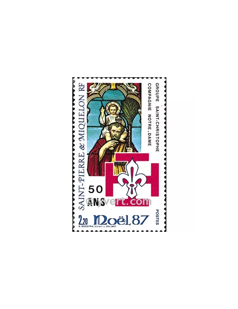 n° 483 -  Timbre Saint-Pierre et Miquelon Poste
