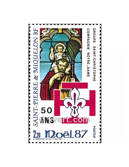 n° 483 -  Timbre Saint-Pierre et Miquelon Poste