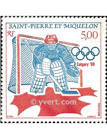 n° 487 -  Timbre Saint-Pierre et Miquelon Poste 2