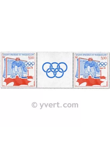 n° 487A -  Timbre Saint-Pierre et Miquelon Poste 2