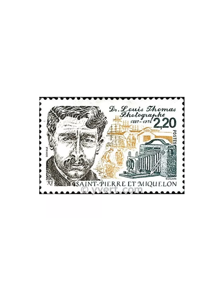 n° 488 -  Timbre Saint-Pierre et Miquelon Poste