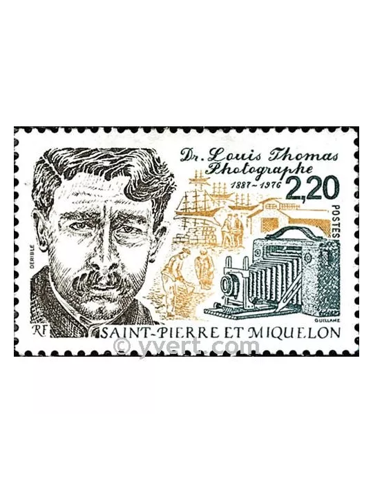 n° 488 -  Timbre Saint-Pierre et Miquelon Poste