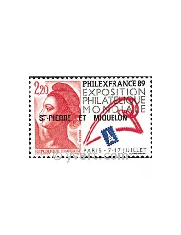 n° 489 -  Timbre Saint-Pierre et Miquelon Poste