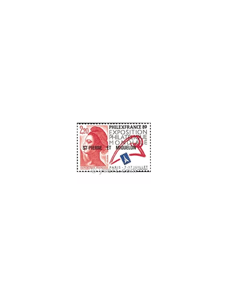 n° 489 -  Timbre Saint-Pierre et Miquelon Poste