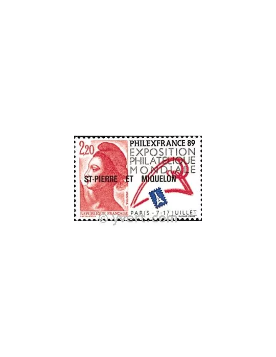 n° 489 -  Timbre Saint-Pierre et Miquelon Poste