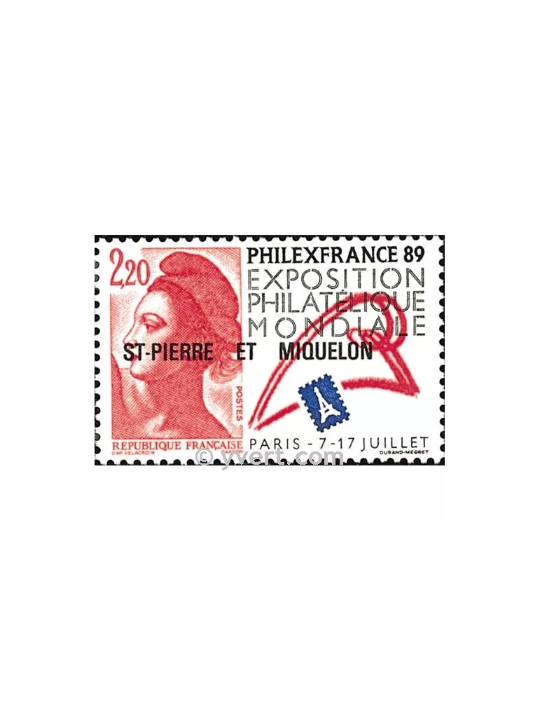n° 489 -  Timbre Saint-Pierre et Miquelon Poste