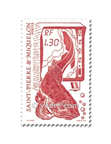 n° 490/491 -  Timbre Saint-Pierre et Miquelon Poste 2
