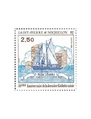 n° 492 -  Timbre Saint-Pierre et Miquelon Poste