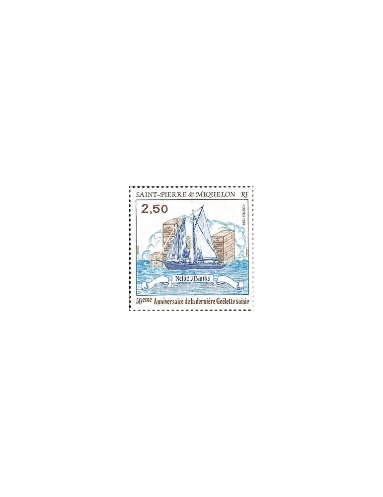 n° 492 -  Timbre Saint-Pierre et Miquelon Poste
