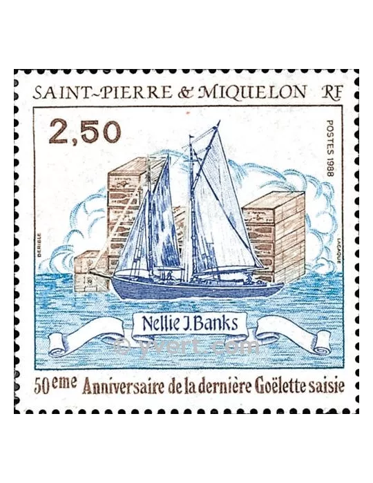 n° 492 -  Timbre Saint-Pierre et Miquelon Poste