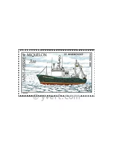 n° 493 -  Timbre Saint-Pierre et Miquelon Poste