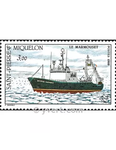 n° 493 -  Timbre Saint-Pierre et Miquelon Poste 2
